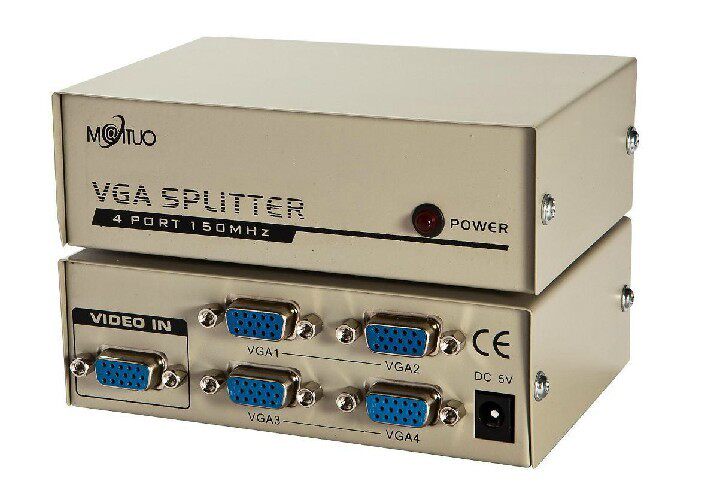 迈拓MT-1304 一分四vga 分配 器分频 1-4分配 器 分频器/分支器
