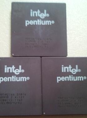 intel 586 CPU pentium 166 socket 7 A80502166  SY016 质保一年