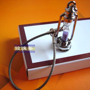 宝莲灯沙漏钥匙扣男女士汽车钥匙链创意可爱韩版礼品钥匙圈挂件