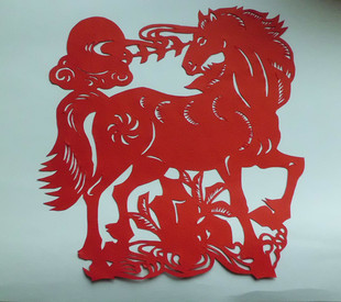 剪纸纯手工制作十二生肖整套作品册中国地区特色礼品送老外装饰贴