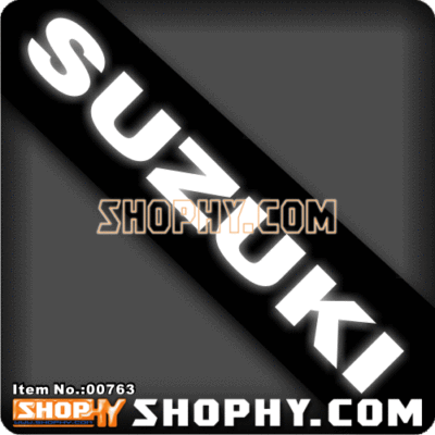 汽车踏板车贴纸3M反光贴00763铃木SUZUKI