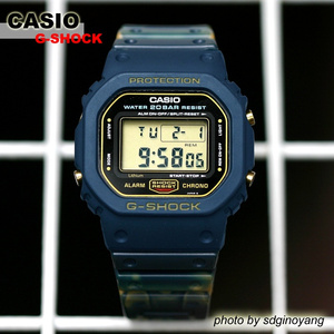 CASIO G-SHOCK DW-5600D 历史初代迷彩色创始款  旋盖(展示)