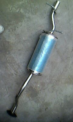 川汽野马后节不锈钢消音器 野马f99排气管 消声器