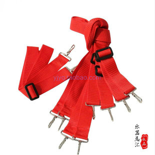 约3.6CM宽红色大军鼓背带 大军鼓挂带 大鼓带 乐器大鼓挂带背带