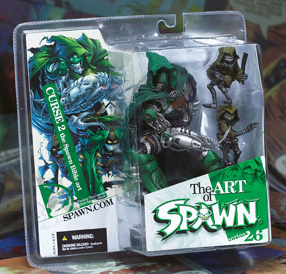 【孩仕宝】玩具模型 麦克法兰 再生侠 spawn 26代 绿袍 诅咒 人偶