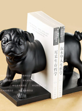 斗牛犬巴哥巴戈狗 树立书档书靠书立