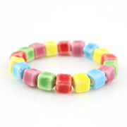 Journal of the fantastic in Candy-colored cute colorful ceramic bracelet chain gift graduation students
