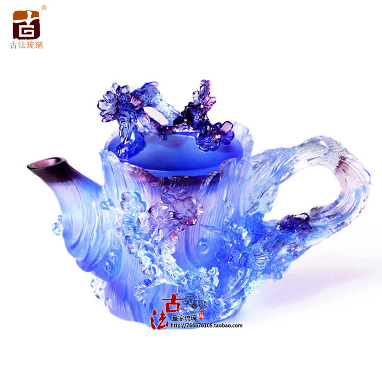 琉璃台湾古法烧制精致大摆件包邮
