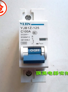 直流断路器YJB1Z-125 C100A DC250V直流空开断路器电动车空气开关