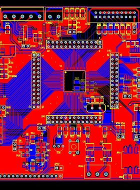 MB9BF506开发板pcb MB9BF506控制原理图pcb MAX485 PCA82C250 CAN
