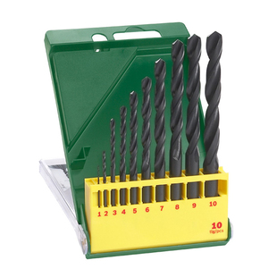 原装博世附件10支装麻花钻头套装 冲击钻头手电钻头高速钢钻头