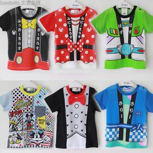 清仓特价可爱婴童童装儿童短袖T恤宝宝纯棉上衣卡通造型服