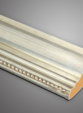 王斌相框线条 金银箔线条4-6CM银色 框条 实木线 贴金箔 3016Y