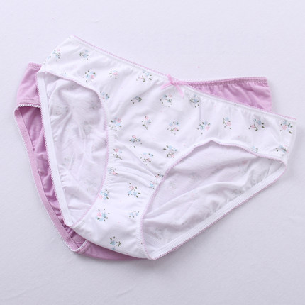 ELEMENTSCOTON 棉元素专柜正品 LM108 两条装 女三角内裤