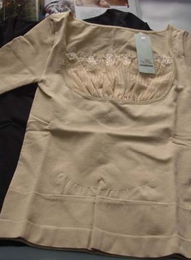 欧歌华专柜正品胸托952001 纤美.塑丽系列中袖蕾丝抹胸托胸胸托