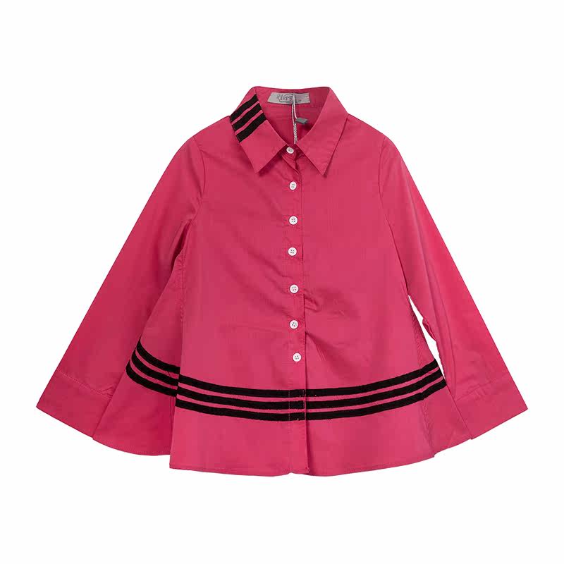 Chemise fille à manche longue - Ref 2087385 Image 3