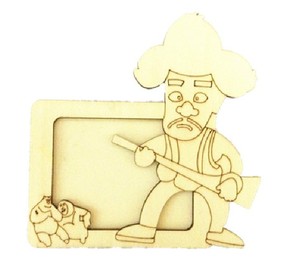 木质白坯超轻粘土珍珠雪花泥模具彩泥树笔筒存钱罐diy光头强相框