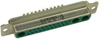 FCI 连接器 混合触点接头D-SUB 25路 母形插口 插座 DC25W3SA00LF