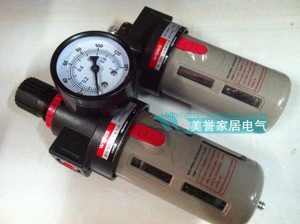 亚德客型调压过滤器油水分离 二联件BFC2000 BFR3000+BL3000