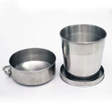 Muxincamp Portable из нержавеющей стали стакана для экстракции на открытом воздухе водяной чашка водяной чашки с четырьмя водяными чашками складной чашки большой