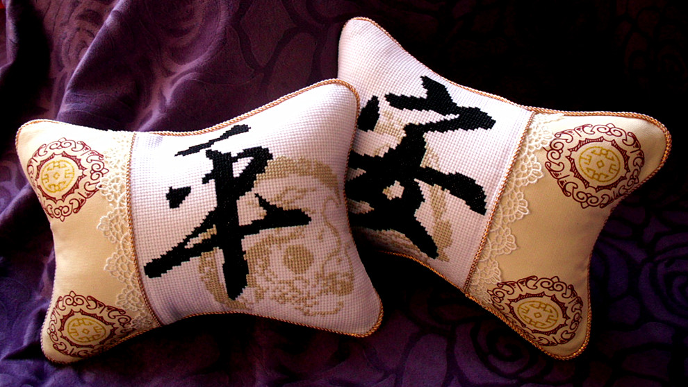 精准风印花纯棉十字绣