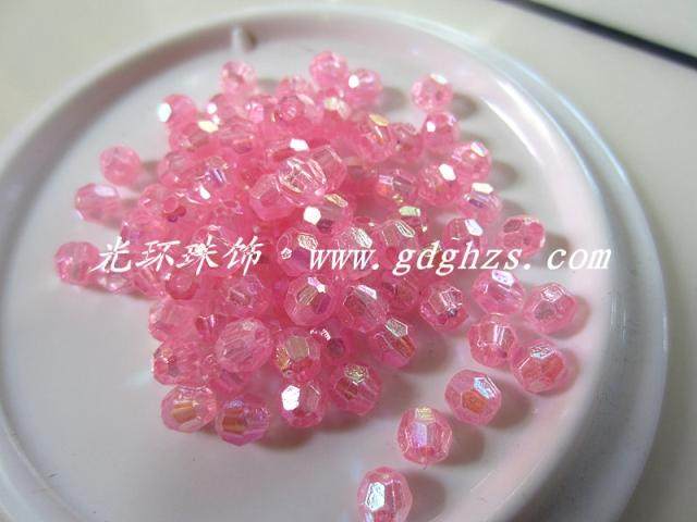 手工材料 5mm粉红色AB彩地球面角珠 服装辅料 DIY散珠 儿童串珠,饰品/流行首饰/时尚饰品新,其他DIY饰品配件,淘宝优惠券,粉丝福利购,淘宝优惠卷