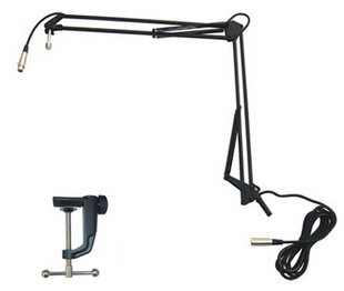 ISK SKSD015 悬臂支架 话筒支架 支架 360旋转 带5米公母卡侬线