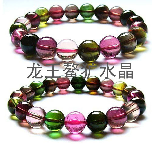 龙王鳌犷水晶碧玺手链情侣手链 10mm-9mm规格齐全