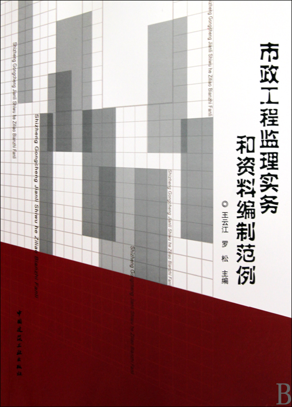 市政工程监理实务和资料编制范例室内设计书籍入门自学土木工程设计建筑材料鲁班书毕业作品设计bim书籍专业技术人员继续教育书