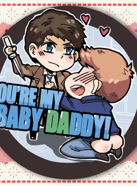 SPN 邪恶力量supernatural周边cockles destiel徽章