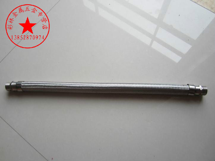 304不锈钢金属软管/高压油管/高压气管/波纹管 M30×2 外丝