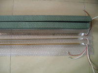 马天尼胶装龙机专用双管红外线镀金加热灯管3kw