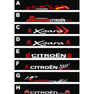 雪铁龙前档贴世嘉C4LC5C2爱丽舍富康改装 前后挡风玻璃贴纸车贴士