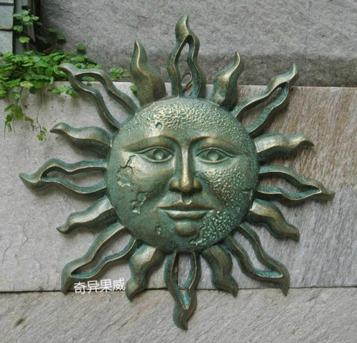 外单铝合金太阳神客厅玄关工艺品