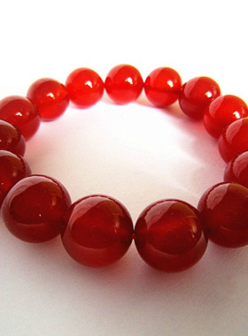 天然水晶冰种玛瑙情侣开运手串