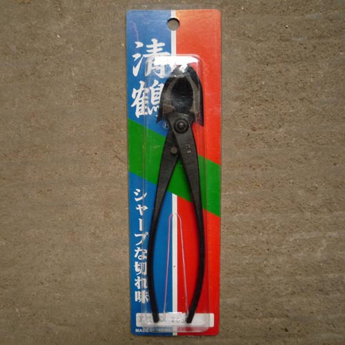 日本原装-盆景专用工具-清鹤斜切剪 斜口剪 又枝切铗 盆景剪