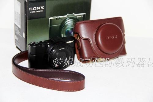 索尼RX100相机包 RX100M2皮套 M3 M4 DSC-RX100III专用包保护