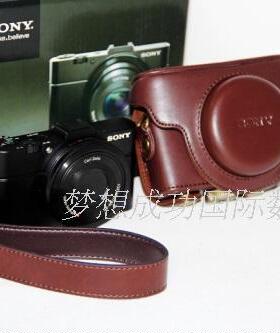 索尼RX100相机包 RX100M2皮套 M3 M4 DSC-RX100III专用包保护