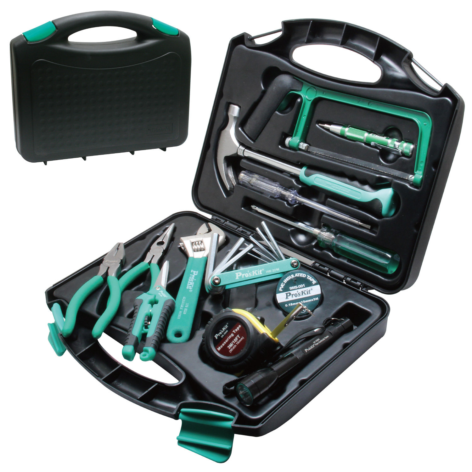 宝工pk-2028 28件家庭用工具组装维修工具套装prokits