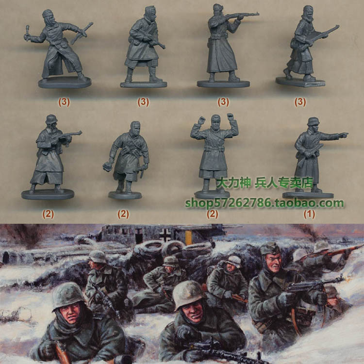 凯撒模型二战德国斯大林兵人