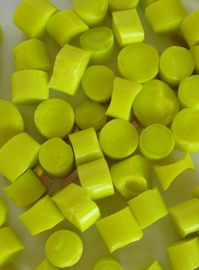 ZP66 黄色柱颗粒 灯工琉璃加工原料 微波窑琉璃加热