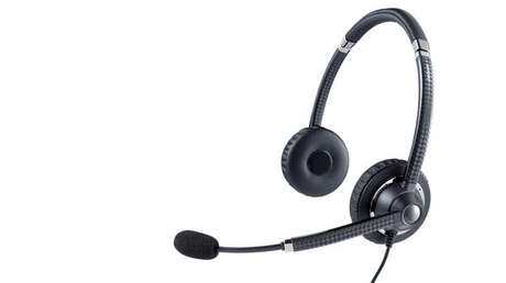Jabra/捷波朗 VOICE 750 DUO双耳头戴式话务耳机USB线控耳麦
