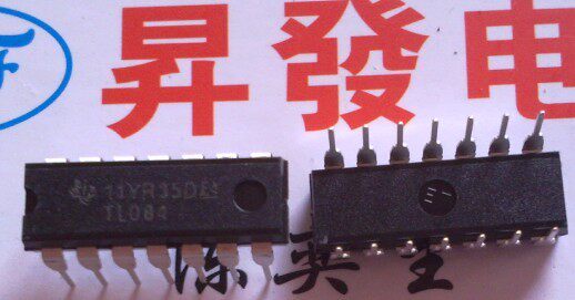 〖昇發电子〗全新四运算放大器直插 TL084CN TL084_虎窝淘