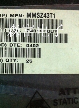 【森富电子】MMSZ43T1G MMSZ43T1 全新现货库存 直拍 质量保证