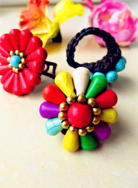 特价波西米亚民族风海边度假指环