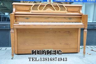 原木色钢琴配家具 二手钢琴 钢琴 中 日本二手BOCKLER专业立式 促销