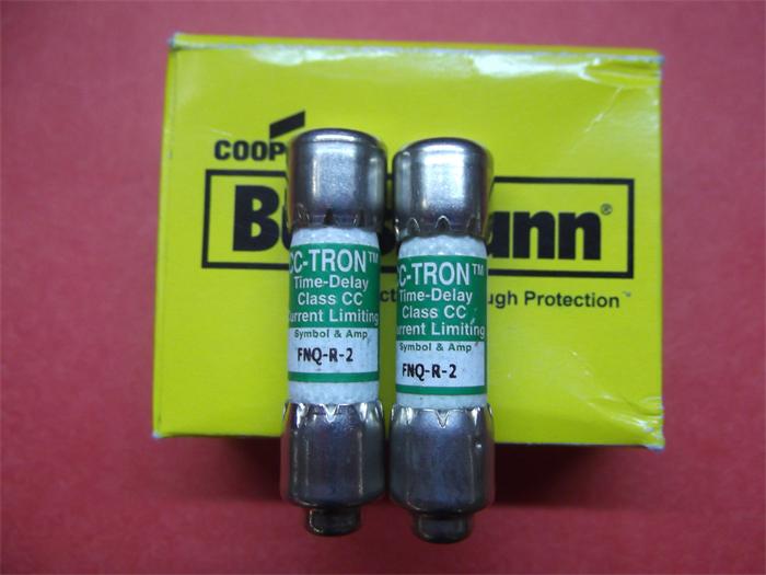 FNQ-R-2 美国BUSSMANN 10X38熔断器/保险丝 2A 600V 正品
