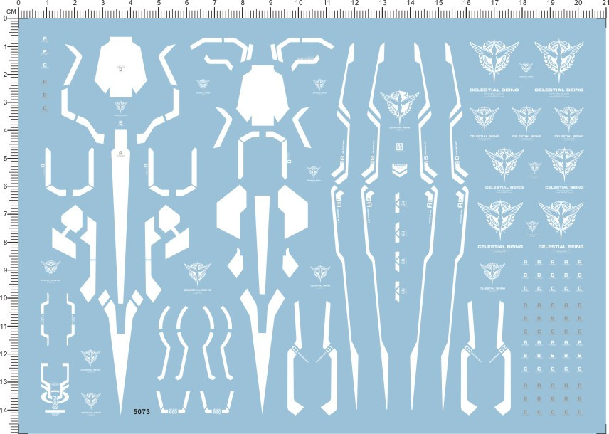 天地模型量子机体标志水贴纸