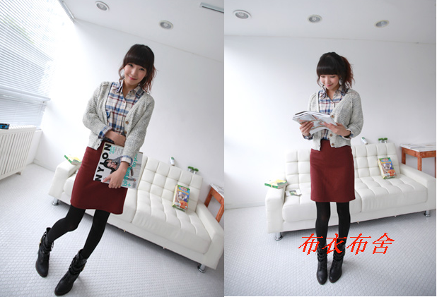 新款女士加肥加大码韩版舒适纯棉休闲A字裙瘦身包臀裙量身定做