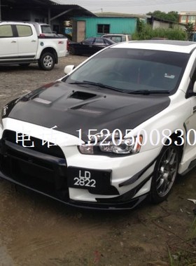 适用三菱汽车EVO10/EVOLUTION  X包围改装/V款碳纤维大包围侧裙